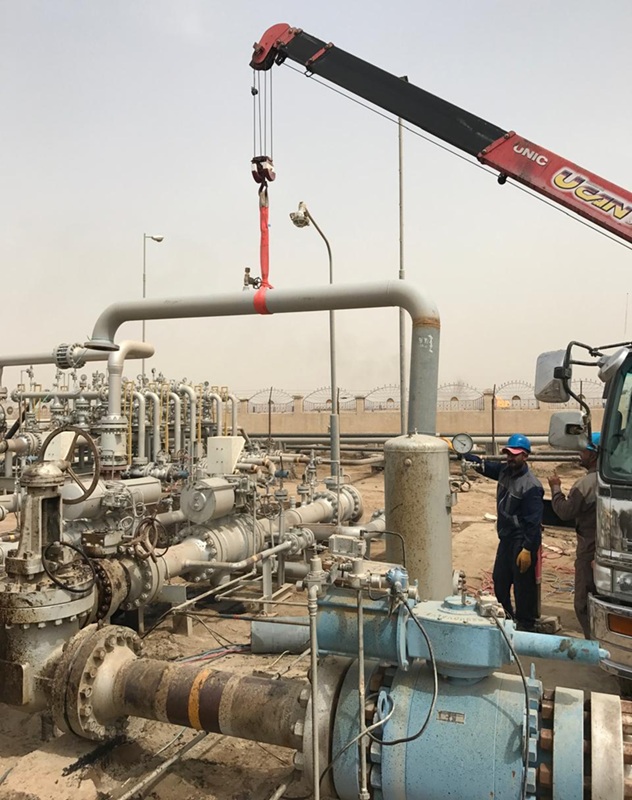 pipeline IPF for ENI at Zubair oilfield project